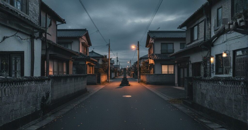 離れた石碑
