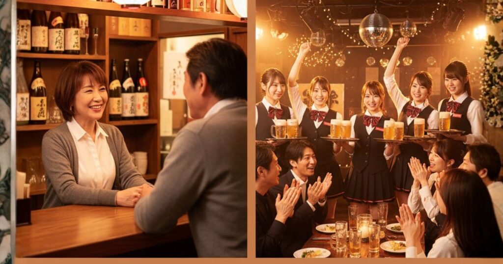接客の違い