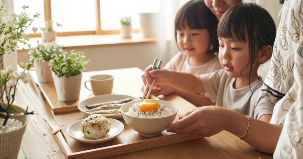 小さい子が克服しようとしている