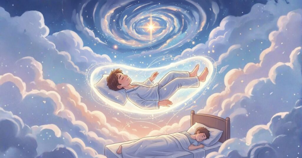 明晰夢中の少年