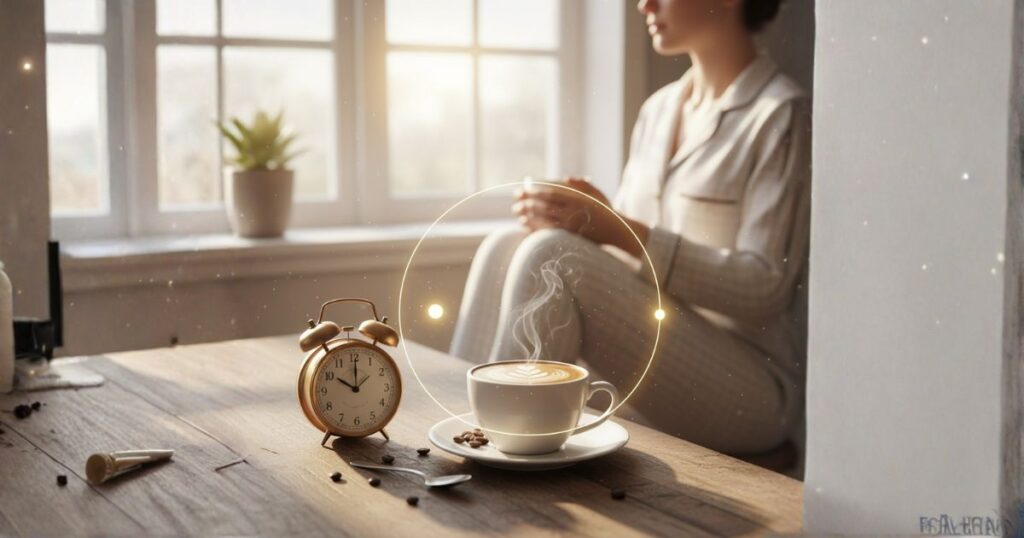 コーヒーと時計