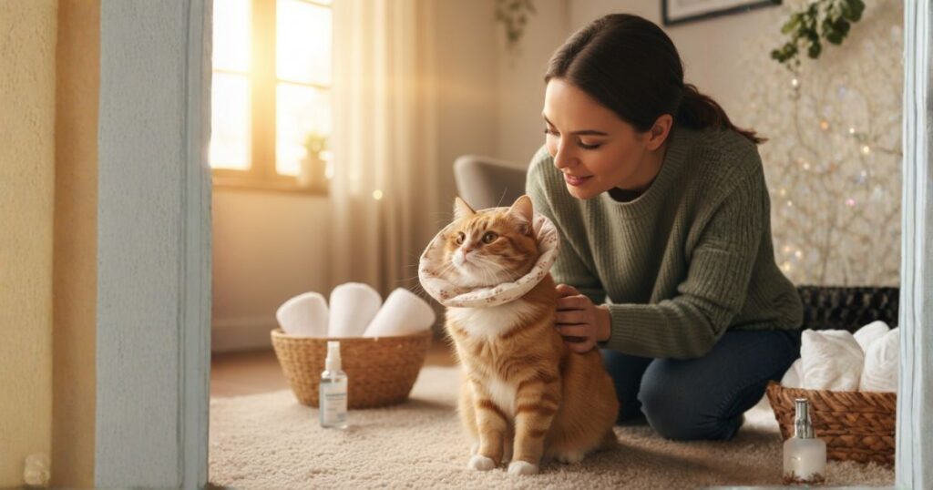 エリザベスカラーと涙やけクリーナー