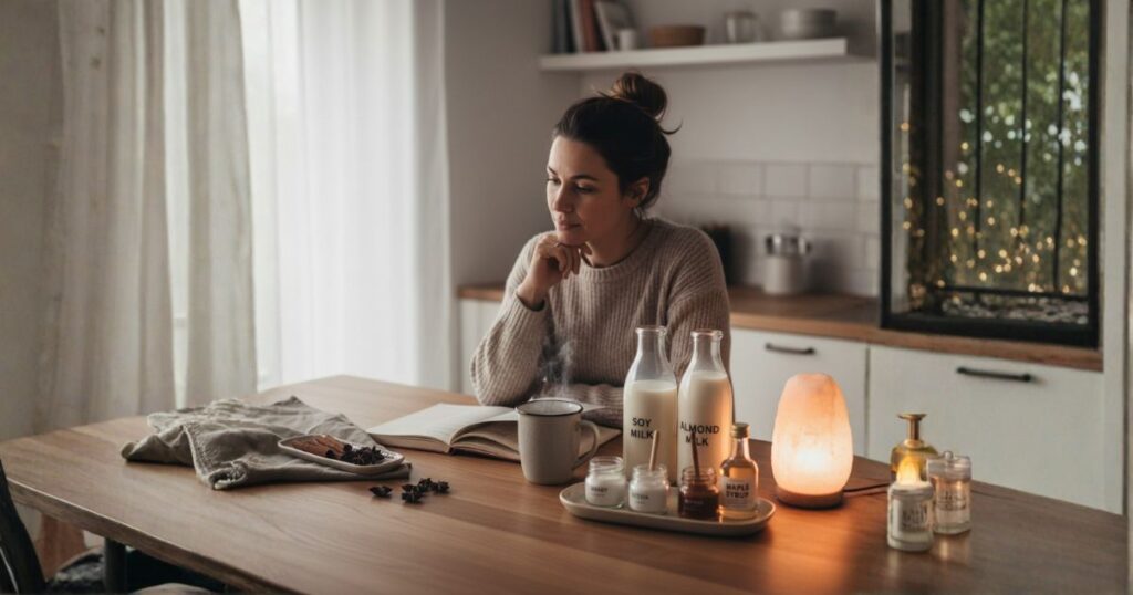 少し悩んでいる女性