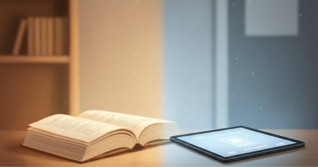 紙とデジタルの比較