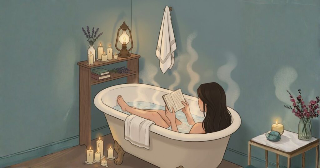 入浴しながら読書